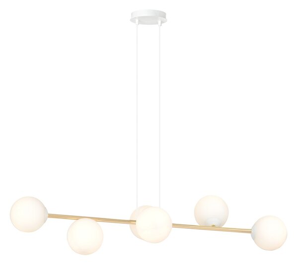 Emibig modern függeszték gravity fehér arany emi1242/6
