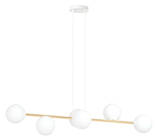Emibig modern függeszték gravity fehér arany emi1242/6