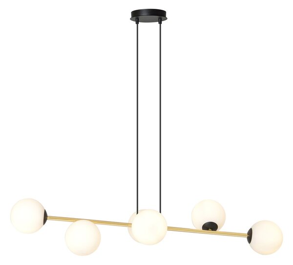 Emibig modern függeszték gravity fehér fekete arany emi1241/6