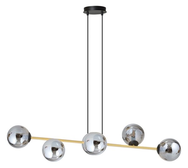 Emibig modern függeszték gravity fekete grafit arany emi1237/6