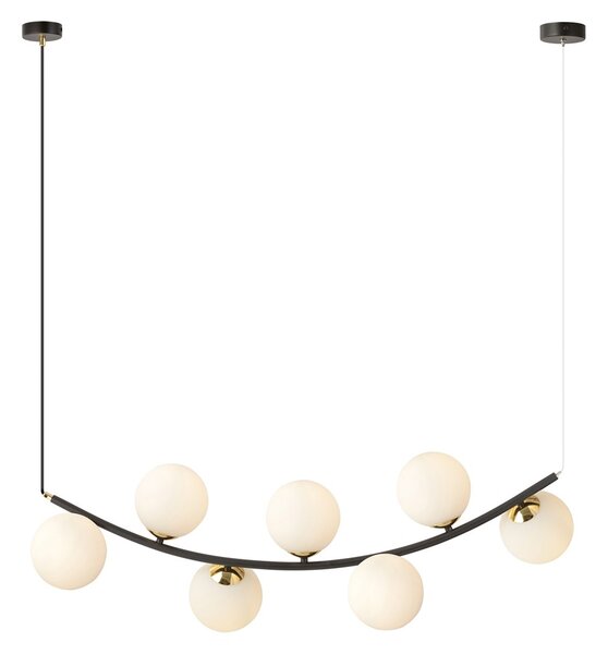 Emibig modern függeszték ritz fehér fekete arany emi1298/7