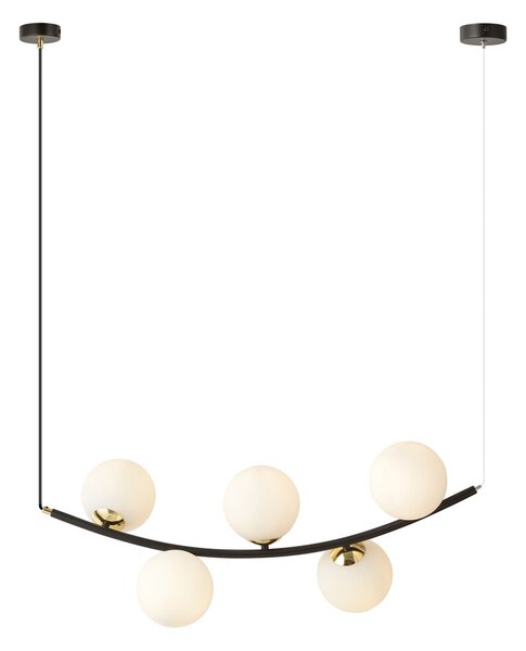 Emibig modern függeszték ritz fehér fekete arany emi1298/5