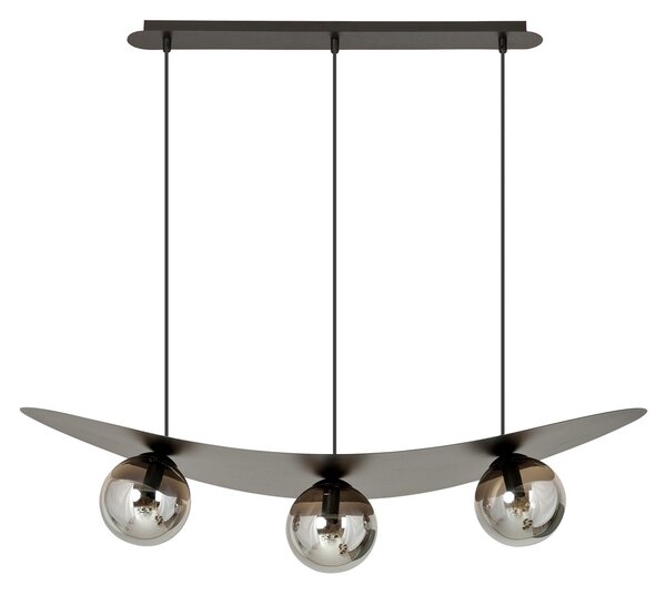 Emibig modern függeszték aura fekete grafit emi1300/3