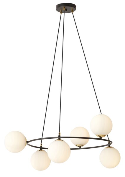 Emibig modern függeszték azura fehér fekete arany emi1295/6