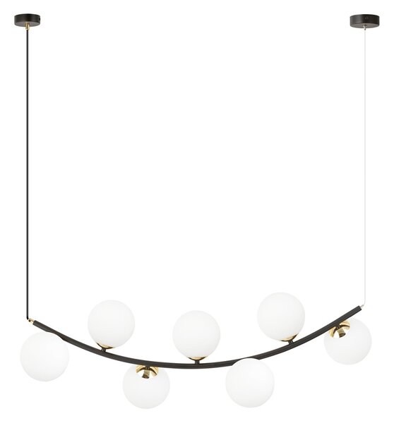 Emibig modern függeszték ritz fehér fekete arany emi1298/7