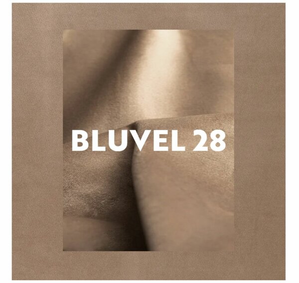 Lori Velvet Négyzetes Bézs Bársony Puff