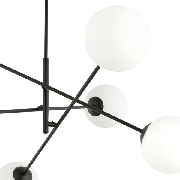 Emibig modern függeszték linear fehér fekete emi1169/6