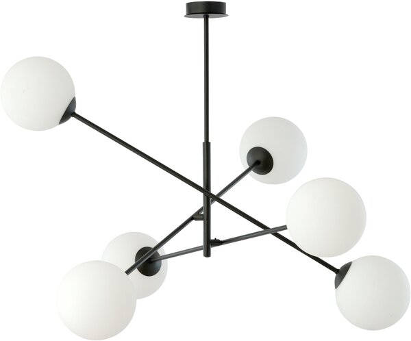 Emibig modern függeszték linear fehér fekete emi1169/6