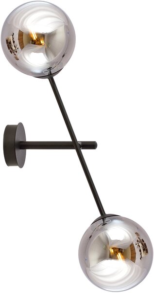 Emibig modern fali lámpa linear fekete grafit emi1167/k2