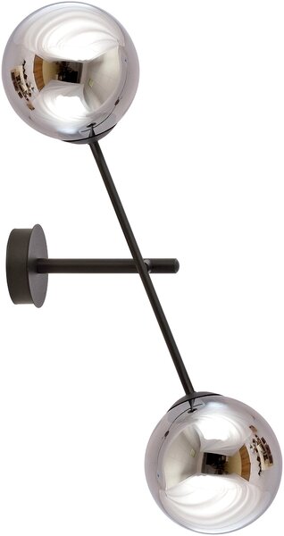 Emibig modern fali lámpa linear fekete grafit emi1167/k2