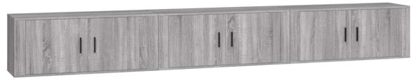 VidaXL Falra Szerelhető TV Szekrény Szett - 3 db - 100x34,5x40 cm