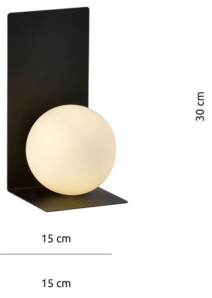 Emibig modern fali lámpa form fehér fekete emi1166/5