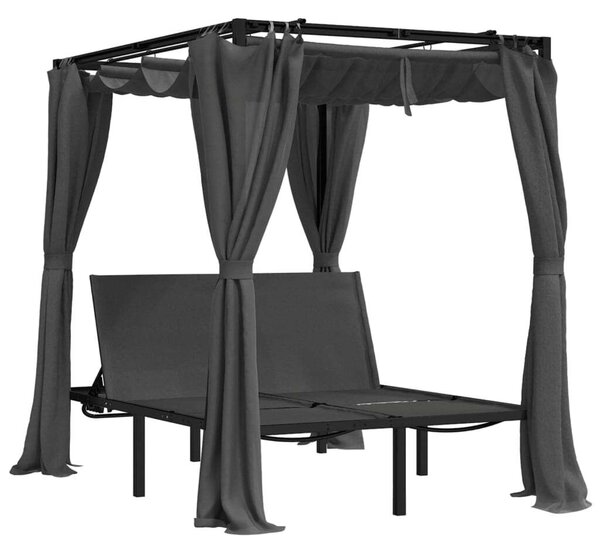RelaxDays Dupla Napozóágy Pavilonnal - 207x153x204 cm