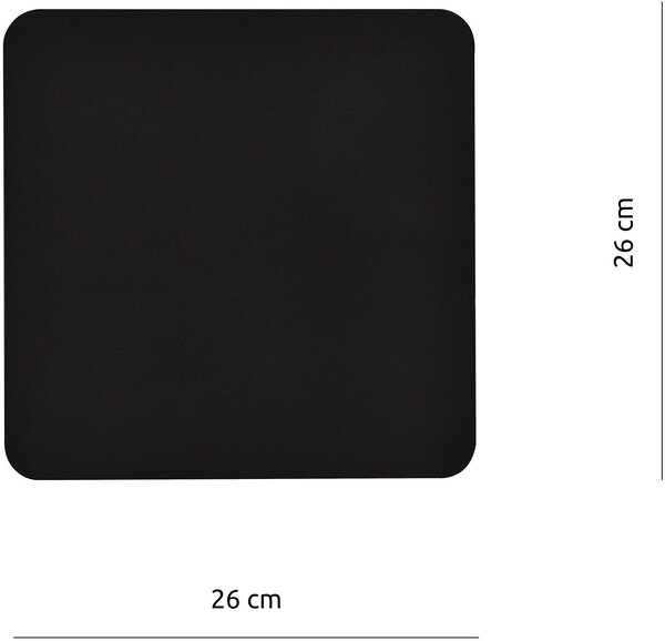 Emibig modern fali lámpa form fekete emi1166/1