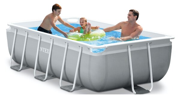 INTEX MetalPrism Set négyszögletű medence 300 x 175 x 80 cm (26784)