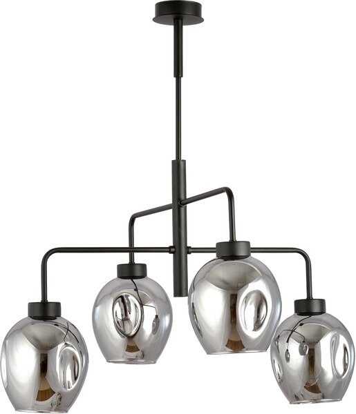 Emibig modern csillár lukka fekete grafit emi1163/4
