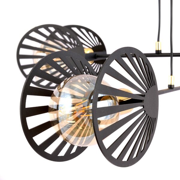 Emibig modern skandináv függeszték playa fekete emi1146/4