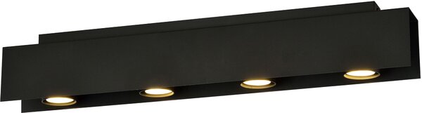 Emibig modern spot lámpa kenno fekete emi1141/4