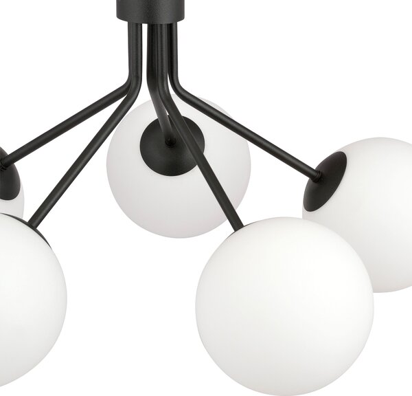 Emibig modern skandináv függeszték nova fehér fekete emi1138/5