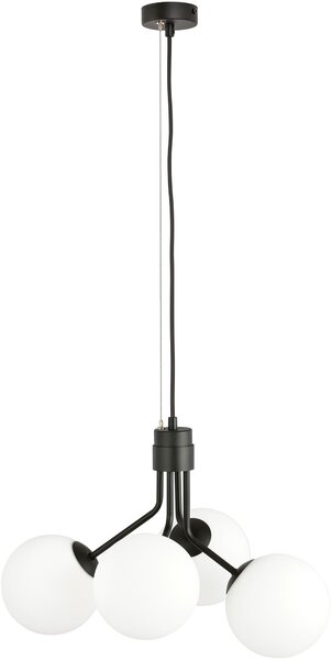 Emibig modern skandináv függeszték nova fehér fekete emi1138/4