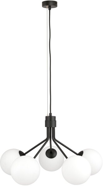 Emibig modern skandináv függeszték nova fehér fekete emi1138/5