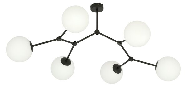 Emibig modern mennyezeti lámpa space fehér fekete emi1133/6
