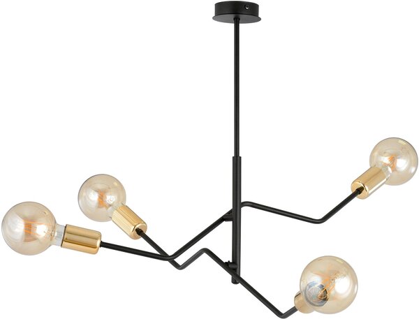 Emibig modern mennyezeti lámpa bolt fekete emi1125/4