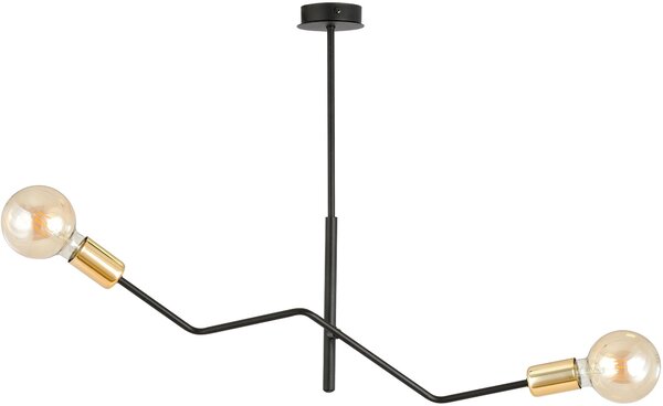 Emibig modern mennyezeti lámpa bolt fekete emi1125/2