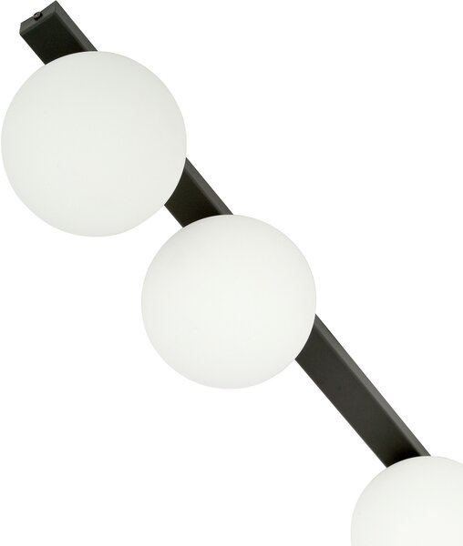 Emibig modern mennyezeti lámpa fit fehér fekete emi1124/3