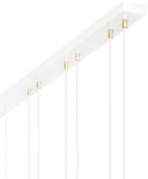 Emibig modern függeszték glam fehér emi1115/4