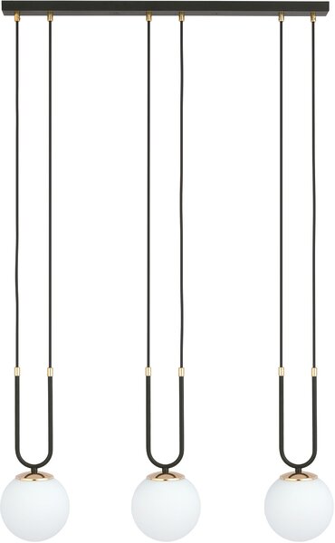 Emibig modern függeszték glam fehér fekete emi1112/3