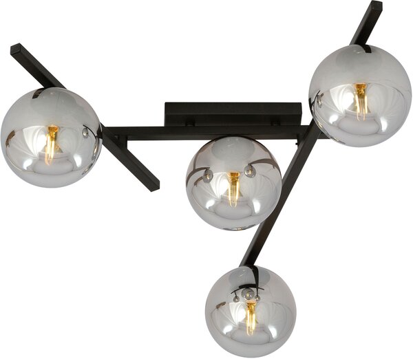 Emibig modern mennyezeti lámpa smart fekete grafit emi1104/4