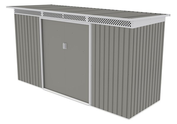 Kerti ház G21 GRAH 483 - 340 x 142 cm, metál szürke