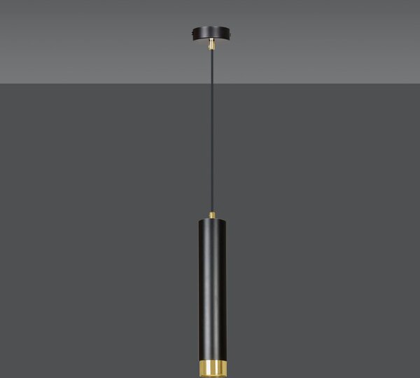 Emibig modern függeszték kibo fekete arany emi644/1