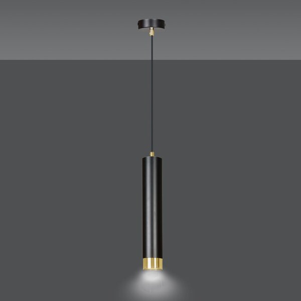 Emibig modern függeszték kibo fekete arany emi644/1