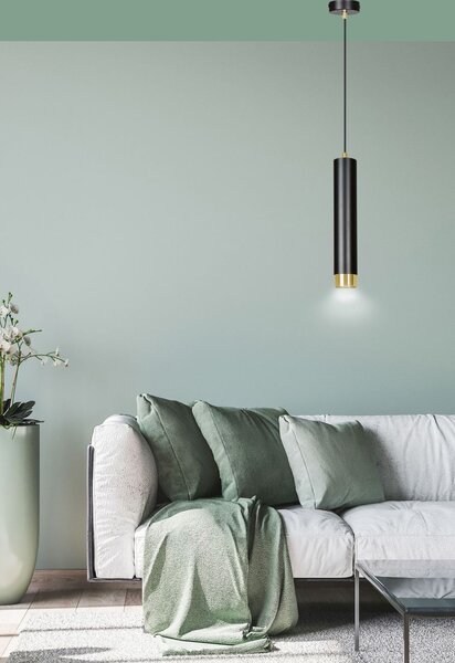 Emibig modern függeszték kibo fekete arany emi644/1