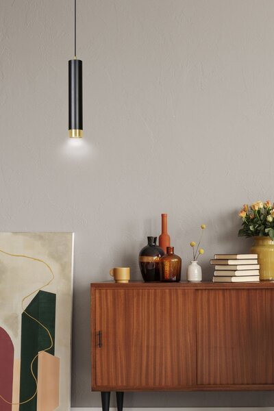 Emibig modern függeszték kibo fekete arany emi644/1