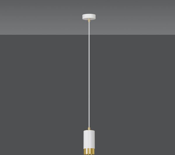 Emibig modern függeszték fumiko fehér arany emi815/1