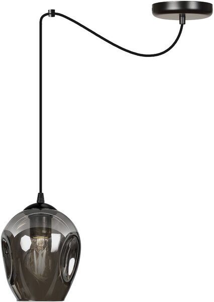 Emibig modern függeszték level fekete grafit emi757/1