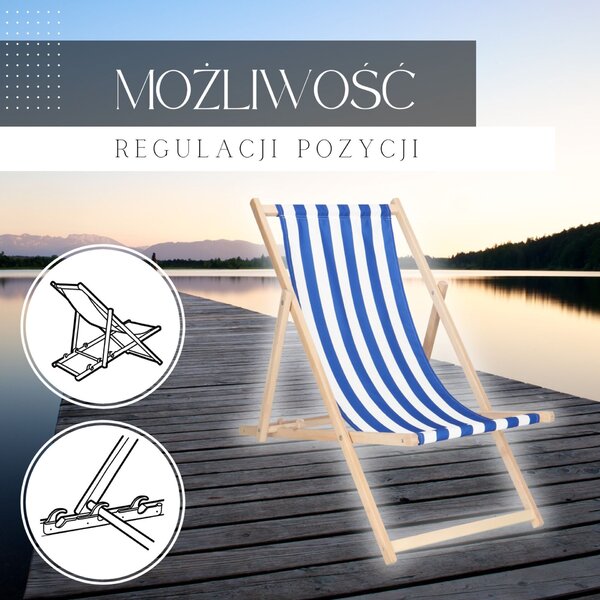 Dc0001wb összecsukható fából készült nyugágy