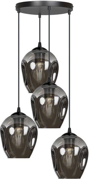 Emibig modern függeszték istar fekete grafit emi680/4prem
