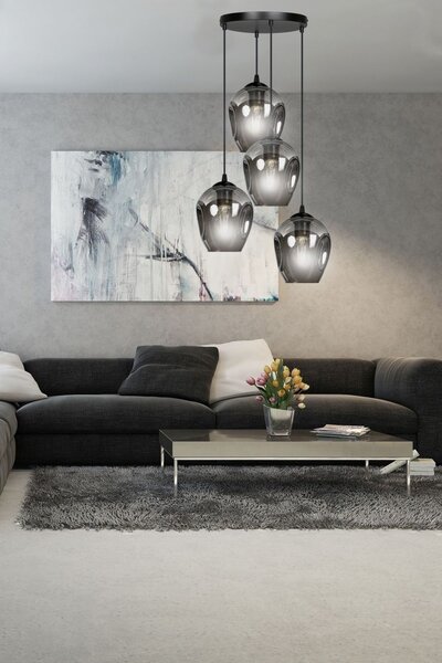 Emibig modern függeszték istar fekete grafit emi680/4prem