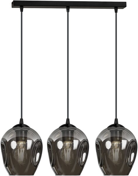 Emibig modern függeszték istar fekete grafit emi680/3