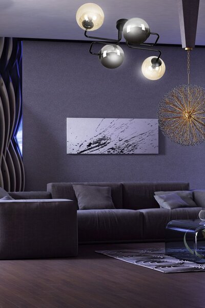 Emibig modern mennyezeti lámpa brendi fekete emi843/4m2