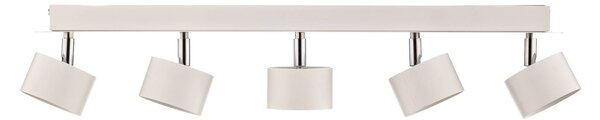 Eko-Light Cloudy mennyezeti spotlámpa, 5 izzós, fehér, dimmelhető, Fehér / opál, Nappali / Étkező, fém, Modern