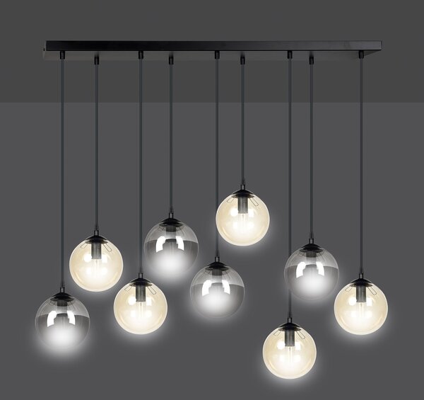 Emibig modern függeszték cosmo fekete emi714/9m1