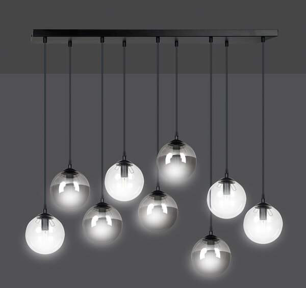 Emibig modern függeszték cosmo fekete emi714/9m2
