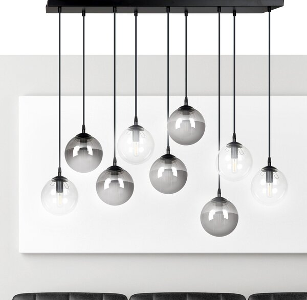 Emibig modern függeszték cosmo fekete emi714/9m2