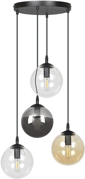 Emibig modern függeszték cosmo fekete emi714/4prem