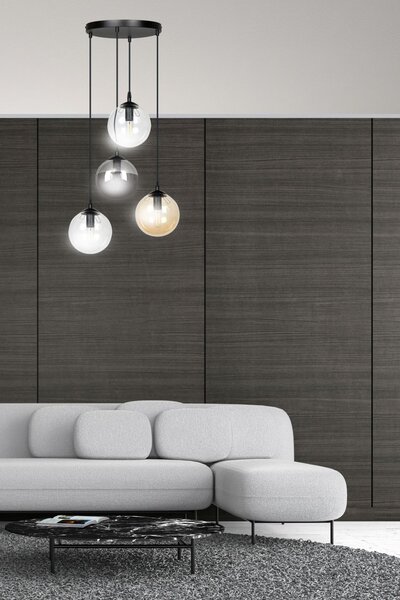Emibig modern függeszték cosmo fekete emi714/4prem